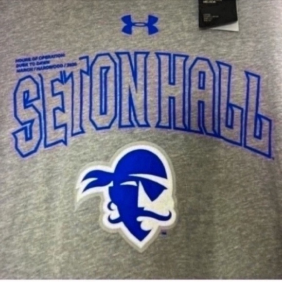 Under Armour Gray Seton Hall Long Sleeve Tee - Picture 2 of 6
